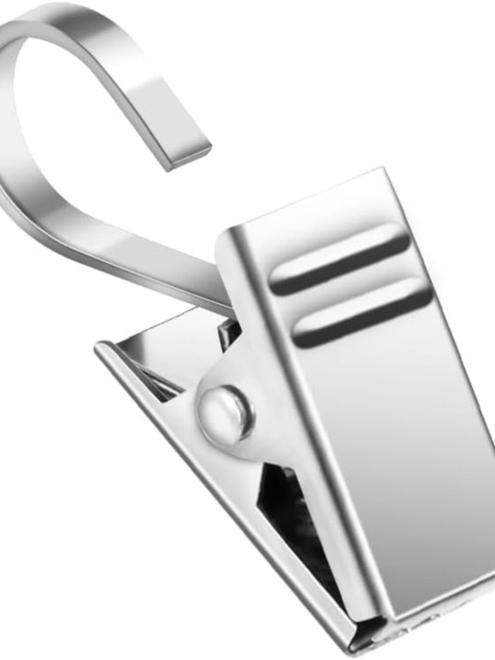25 Pack Curtain Clips for Hanging Curtain Hooks, Stainless Steel Curtain Hooks w